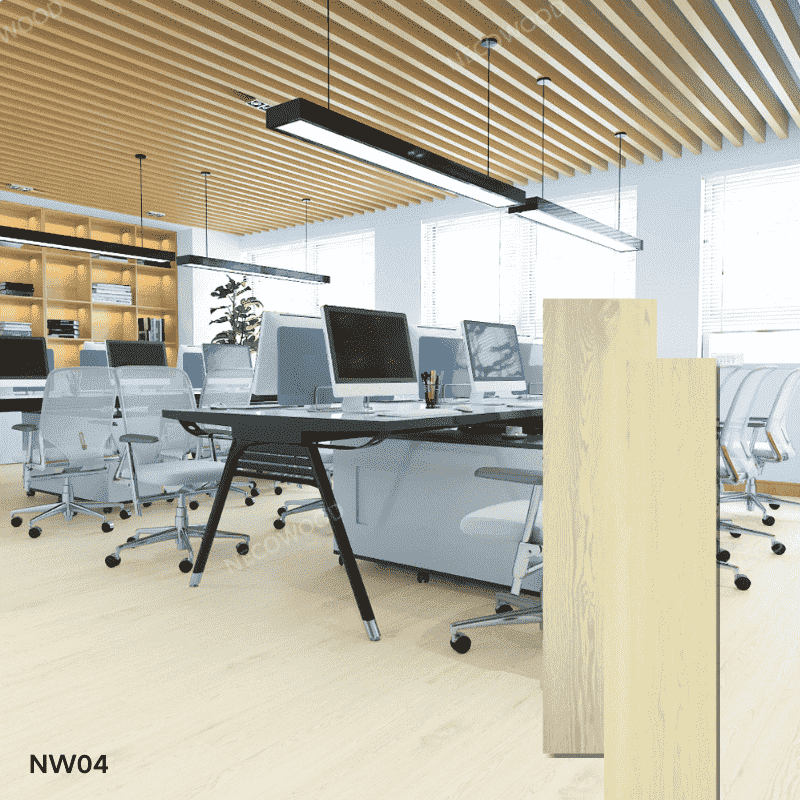 Flooing SPC non glissant en usure 180x1220 mm