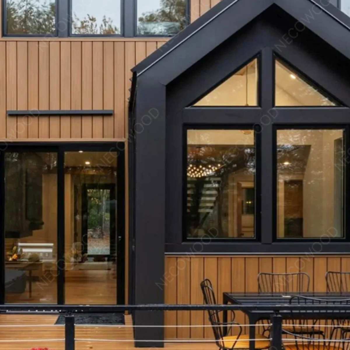 NECOWOOD lance un système de revêtement extérieur d'apparence bois de nouvelle génération