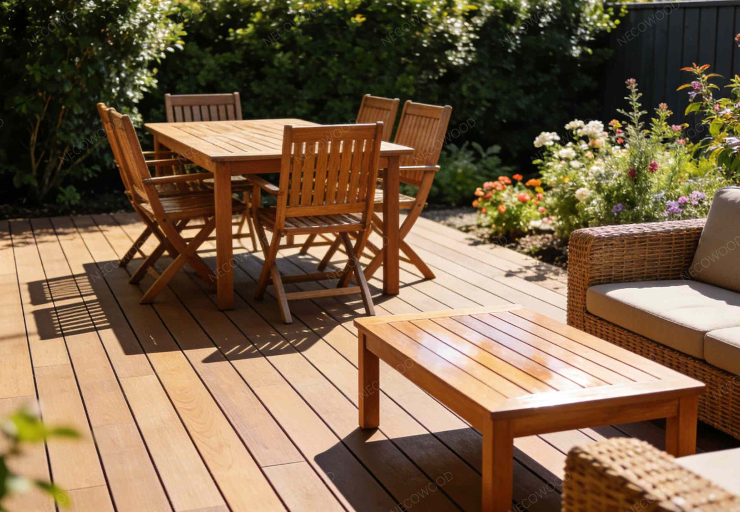 Conçu pour le climat australien « hardcore » : terrasse et clôture en WPC haute performance Necowood