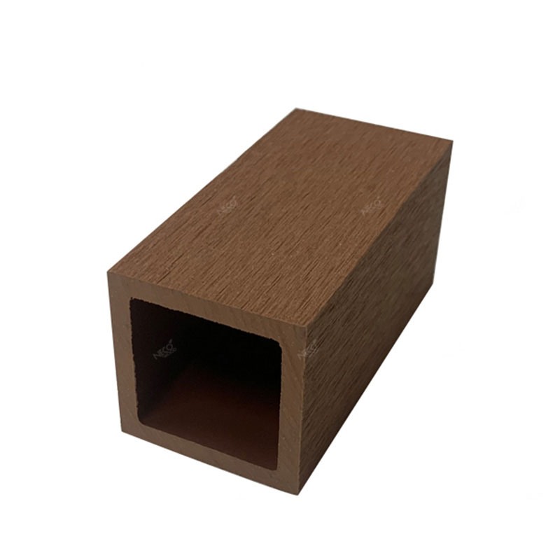 Bassez en bois du tube wpc carré creux