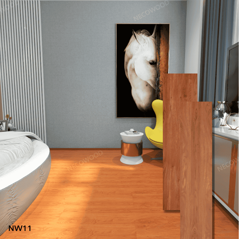 Revêtement de sol en bois SPC en PVC intérieur de nouveau type